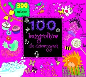 Obrazek 100 bazgrołków dla dziewczynek 300 naklejek