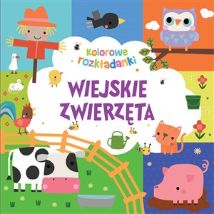 Obrazek Wiejskie zwierzęta. Kolorowe rozkładanki