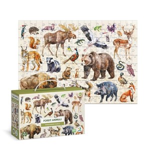 Bild von Puzzle 200 Montessori Forest animals