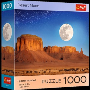 Bild von Puzzle 1000 USA Collection: Desert Moon