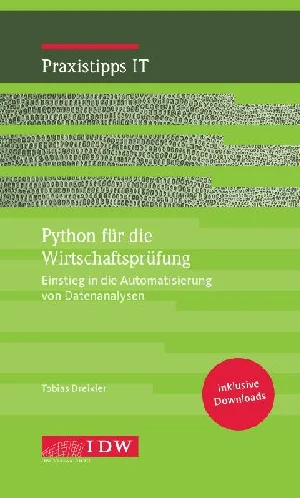 Obrazek DREIXLER, T: PYTHON FÜR DIE WIRTSCHAFTSPRÜFUNG