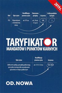 Bild von Taryfikator mandatów i punktów karnych 2019