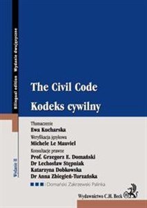 Obrazek Kodeks cywilny The Civil Code Wydanie dwujęzyczne