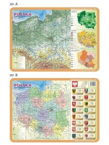 Obrazek Podkładka edu. 062 - Polska mapy