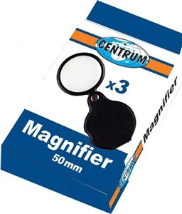 Obrazek Szkło powiększające lupa 3*50mm Centrum Lupka szkło powiększające kieszeniowe