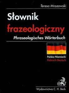 Obrazek Słownik frazeologiczny polsko-niemiecki Phraseologisches Wörterbuch Polnisch-Deutsch