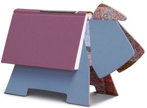 Obrazek STAY! Doggy book rest - podstawka pod książkę szara