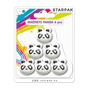 Bild von Magnesy panda 6 sztuk