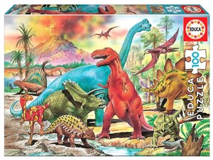 Obrazek Puzzle 100 Dinozaury G3