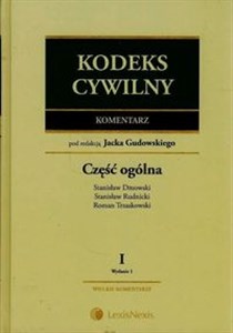 Obrazek Kodeks cywilny Komentarz 1 Część ogólna