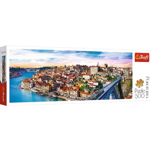 Bild von Puzzle Panorama Porto 500