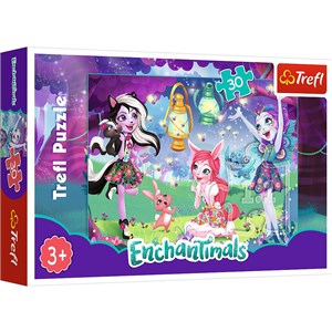 Obrazek Puzzle 30 Magiczny świat EnchanTimals