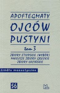 Obrazek Apoftegmaty Ojców Pustyni t.3