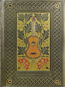 Bild von Notatnik szyty Pozłacana Gitara