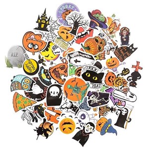 Obrazek Naklejki winylowe Halloween 6-8cm 50szt