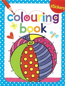 Bild von Colouring book z naklejkami. Piłka