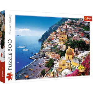 Bild von Puzzle Positano, Wybrzeże Amalfickie, Włochy 500
