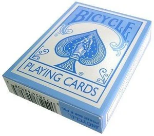 Bild von Karty Bicycle Blue Pastel