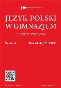 Obrazek Język Polski w Gimnazjum nr 4 2018/2019
