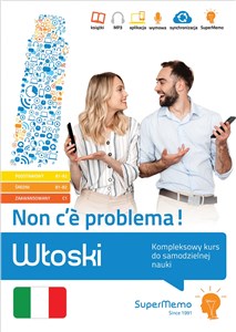Obrazek Włoski. Non c'è problema! Kompleksowy kurs do samodzielnej nauki (poziom podstawowy A1-A2, średni B1