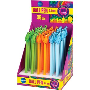 Bild von Długopis kulkowy Dino 0.8mm niebieski (36szt)