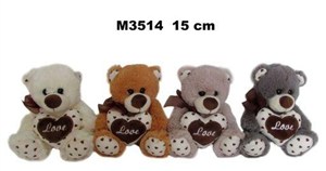 Bild von Miś z sercem 15cm MIX