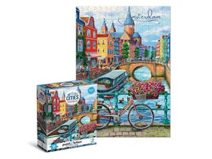 Obrazek Puzzle 300 Easy-M Cities Amsterdam