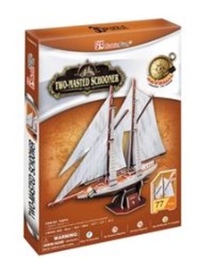 Obrazek Puzzle 3D Two-Masted Schooner