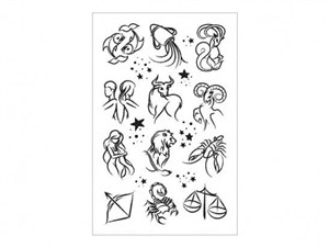 Obrazek Tatuaż horoskop 8,5x13cm