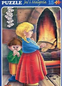 Bild von Puzzle maxi 15 elementów Jaś i Malgosia