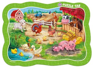 Obrazek Puzzle ramkowe. Farma