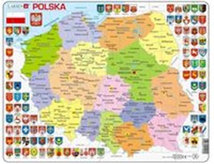 Obrazek Układanka Mapa Polska polityczna 70 elementów
