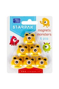 Obrazek Magnesy potworki 6 szt.