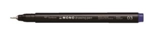 Obrazek Cienkopis mono drawing 0,35mm niebieski