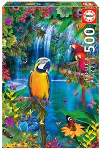 Bild von Puzzle 500 Tropikalne papugi G3