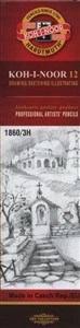Bild von Ołówek grafitowy 1860/3H 12 sztuk