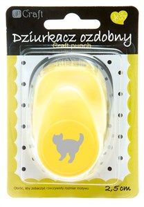 Bild von Dziurkacz ozdobny Kot 2,5cm mix