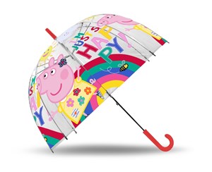 Obrazek Parasolka Peppa Pig przezroczysta 19cali