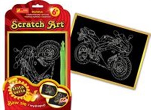 Obrazek Scratch Art Motocykl