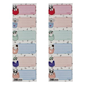 Obrazek Naklejki na zeszyt Minisy (25szt)