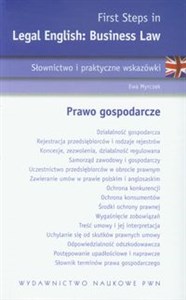 Bild von First Steps in Legal English Business Law Słownictwo i praktyczne wskazówki