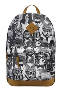 Bild von Plecak Psy czarno - biały