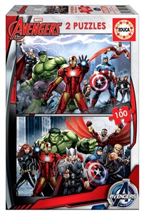 Obrazek Puzzle 2x100 Avengers G3