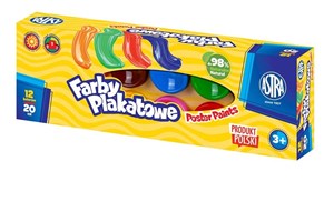 Bild von Farby plakatowe Astra 12 kolorów