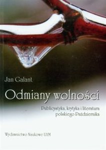 Bild von Odmiany wolności Publicystyka, krytyka i literatura polskiego Października