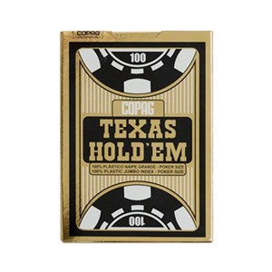 Obrazek Texas Holdem Gold Jumbo Face czarne