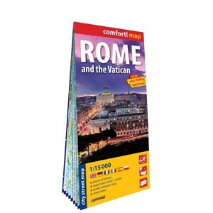 Bild von Comfort!map Rome and the Varican 1:15 000 w.2023