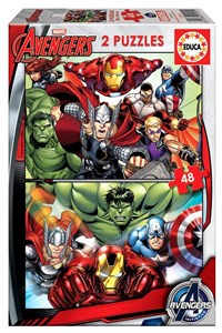 Obrazek Puzzle 2x48 Avengers G3