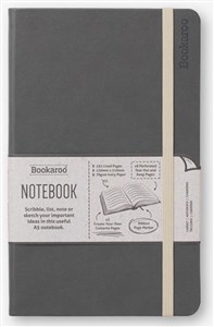 Obrazek Notatnik A5 Bookaroo Journal szary