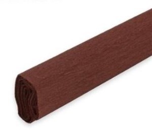 Obrazek Bibuła marszczona brązowa 50x200 (10szt)